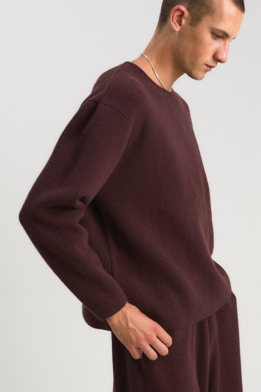 Axa Sweater in Carob & Ink