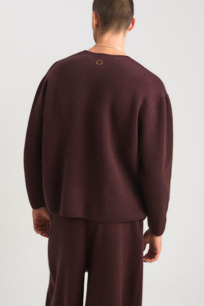 Axa Sweater in Carob & Ink