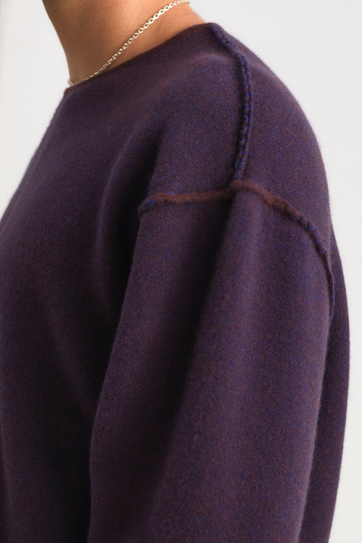 Axa Sweater in Carob & Ink