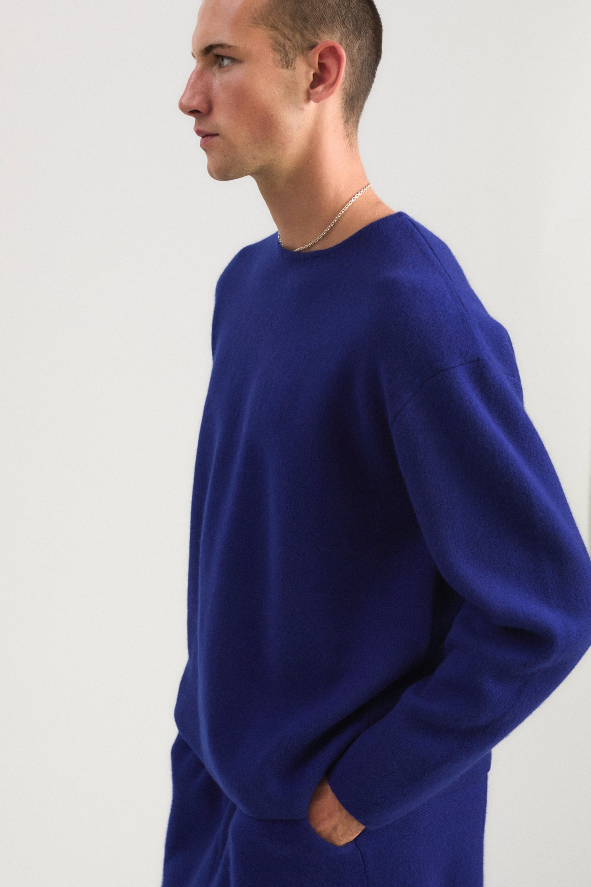 Axa Sweater in Ink & Ocean