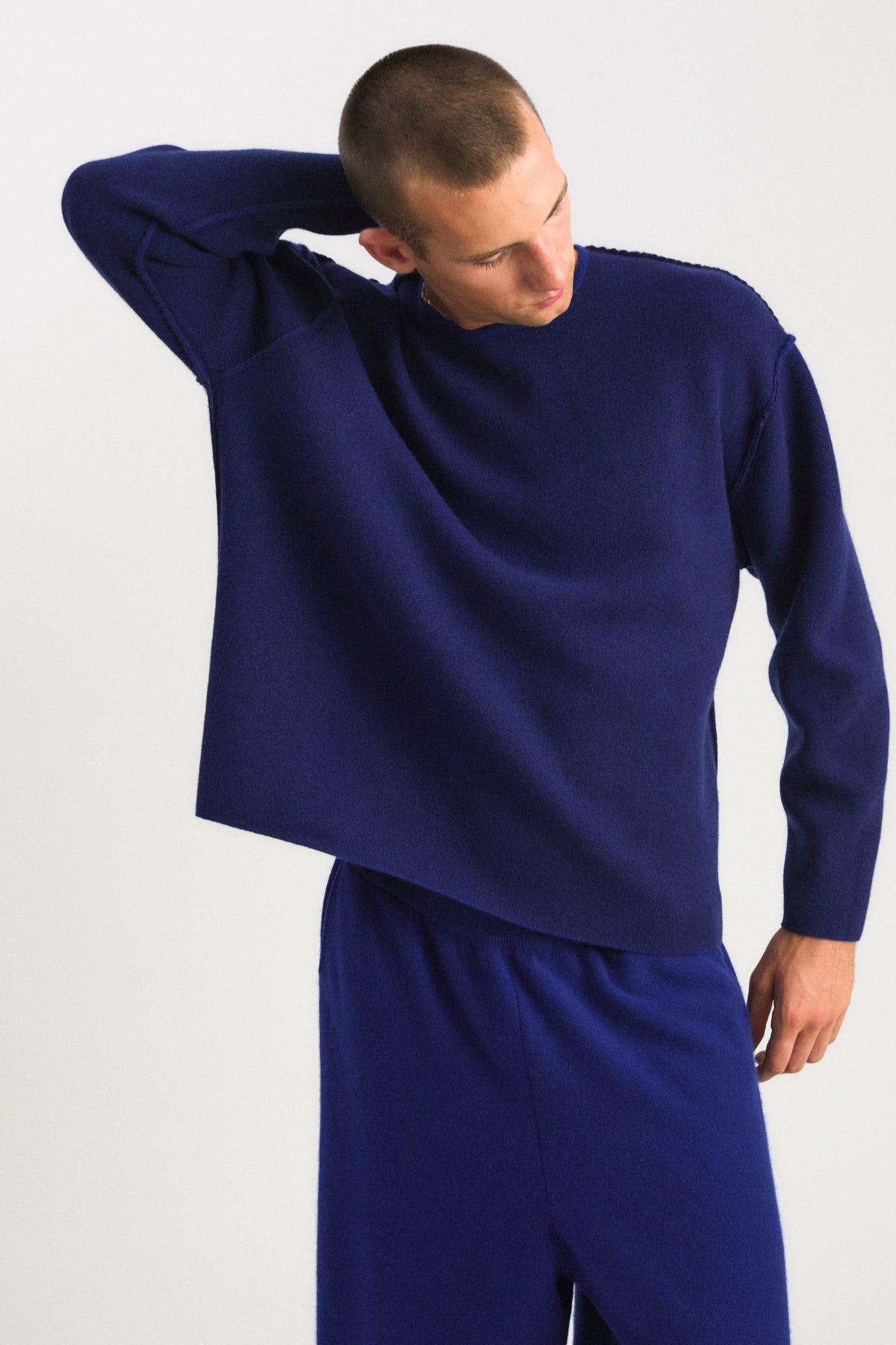 Axa Sweater in Ink & Ocean