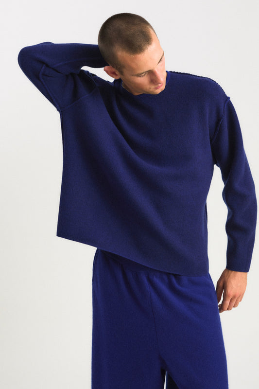 Axa Sweater in Ink & Ocean
