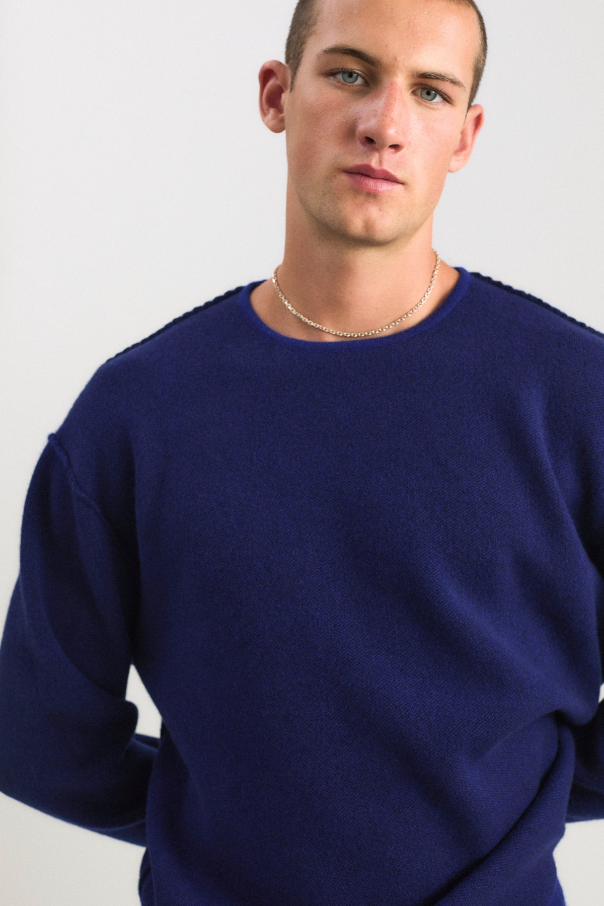 Axa Sweater in Ink & Ocean