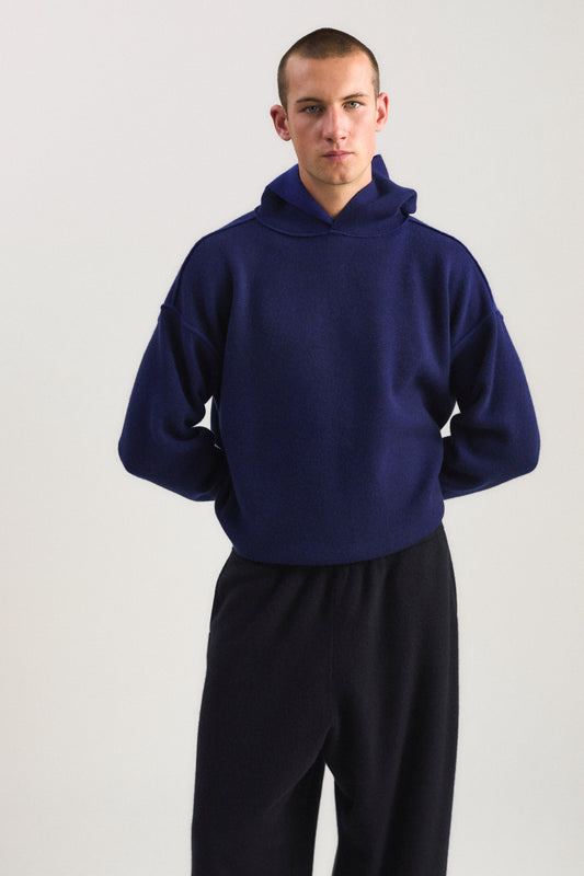 Seku Hoodie in Ink & Ocean