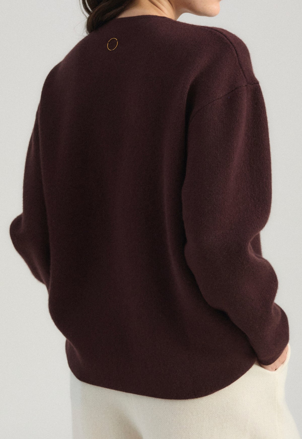 Axa Sweater in Carob & Ink
