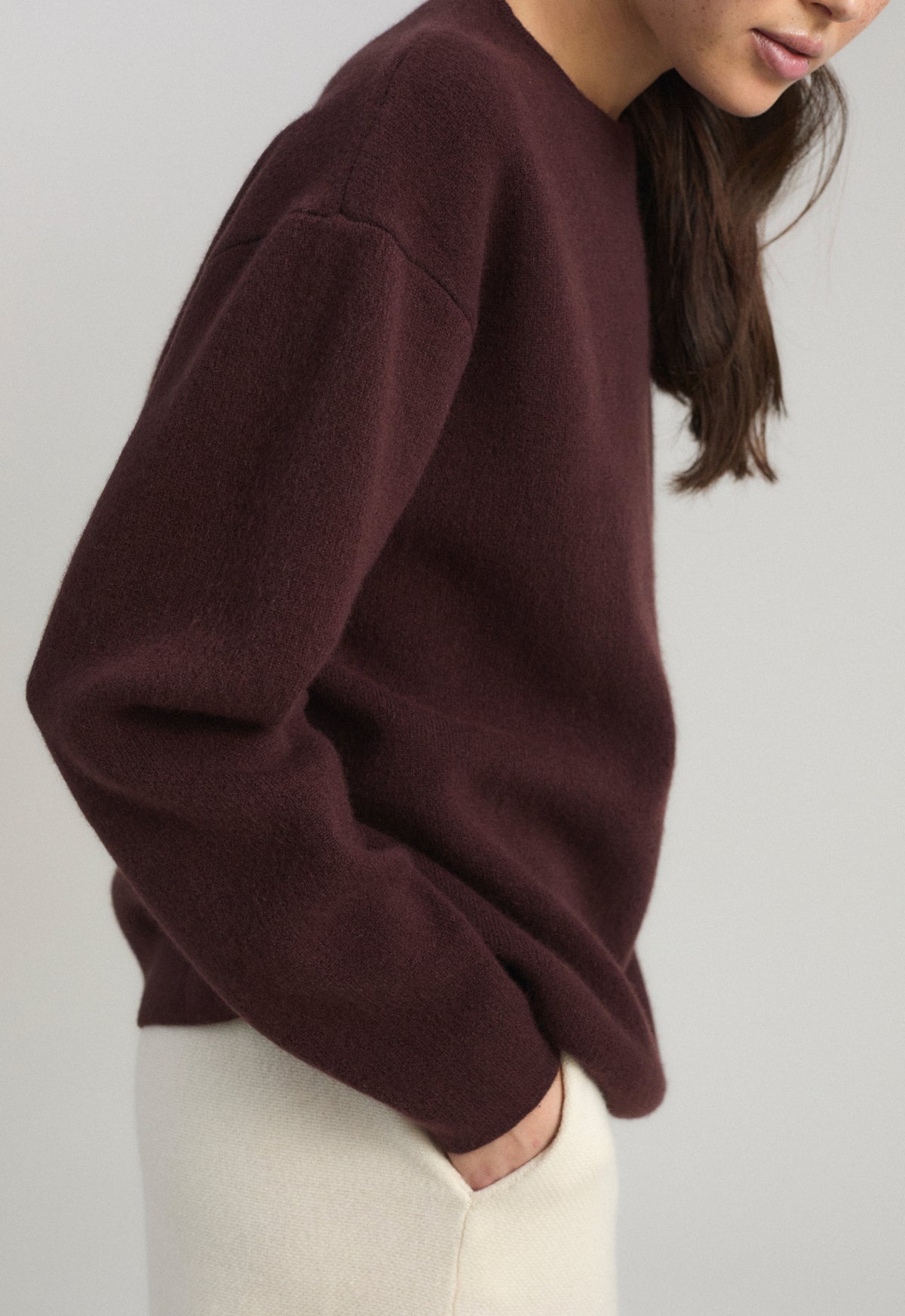 Axa Sweater in Carob & Ink