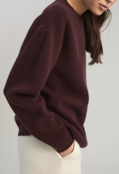 Axa Sweater in Carob & Ink