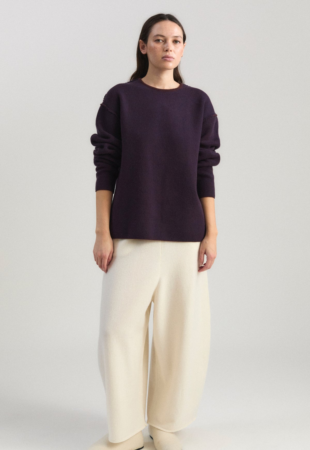 Axa Sweater in Carob & Ink