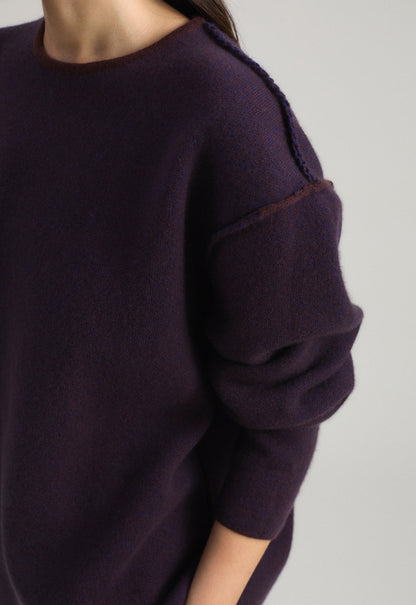 Axa Sweater in Carob & Ink