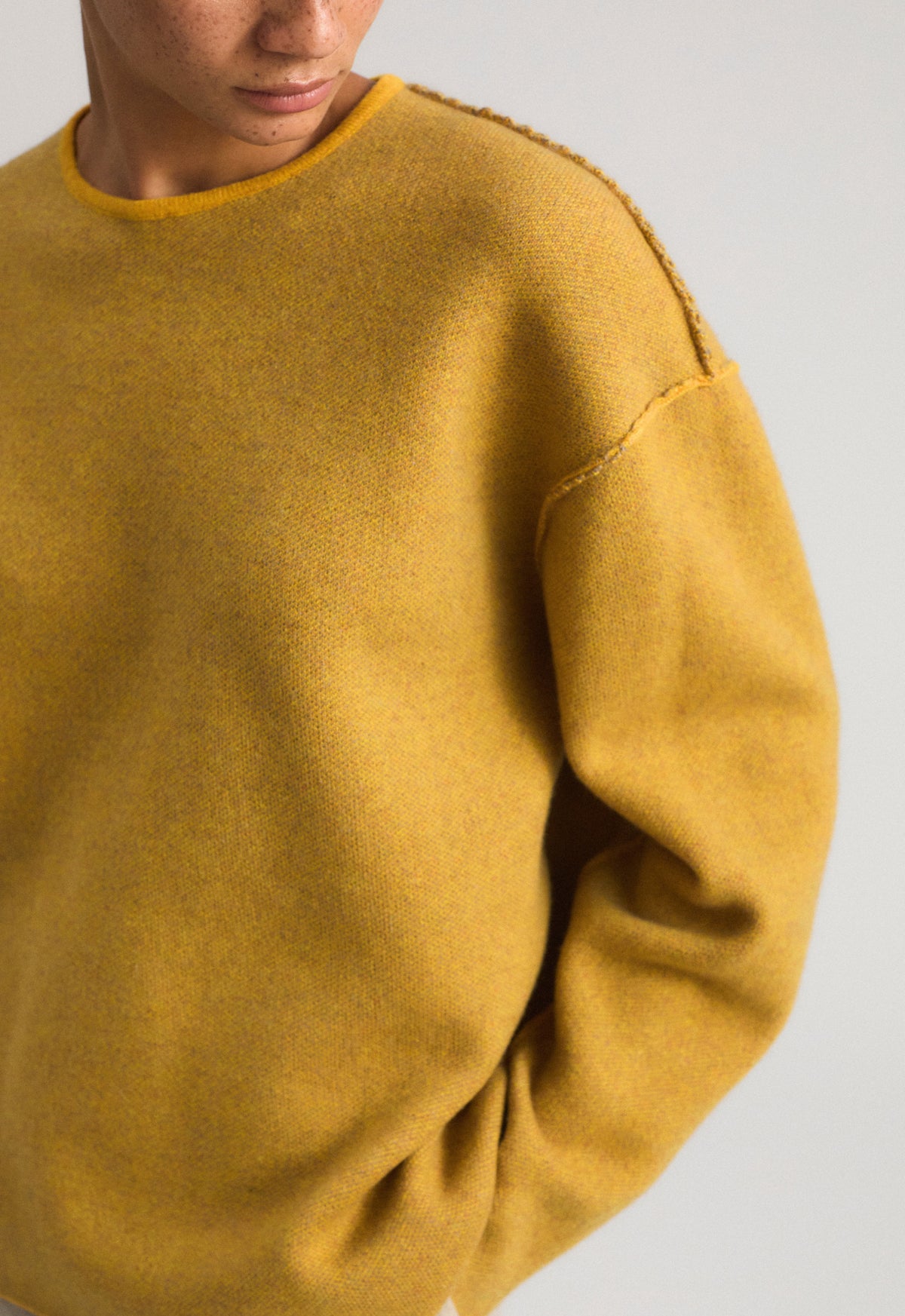 Axa Sweater in Amber & Taupe
