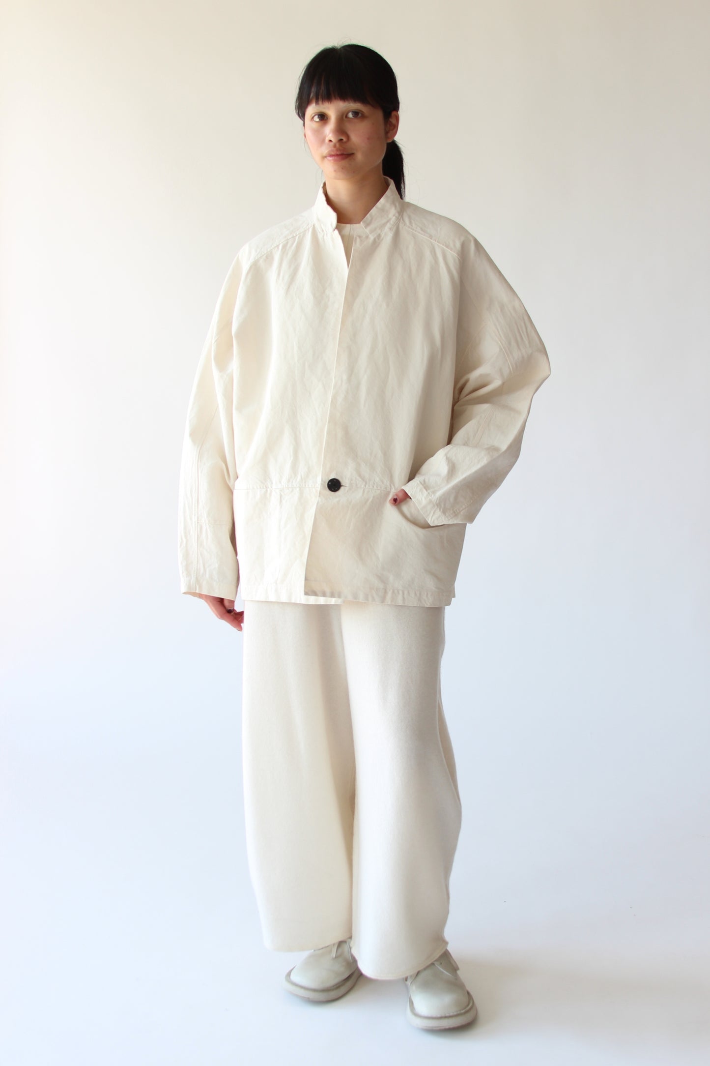 Absent-Paper Jacket in Ivory
