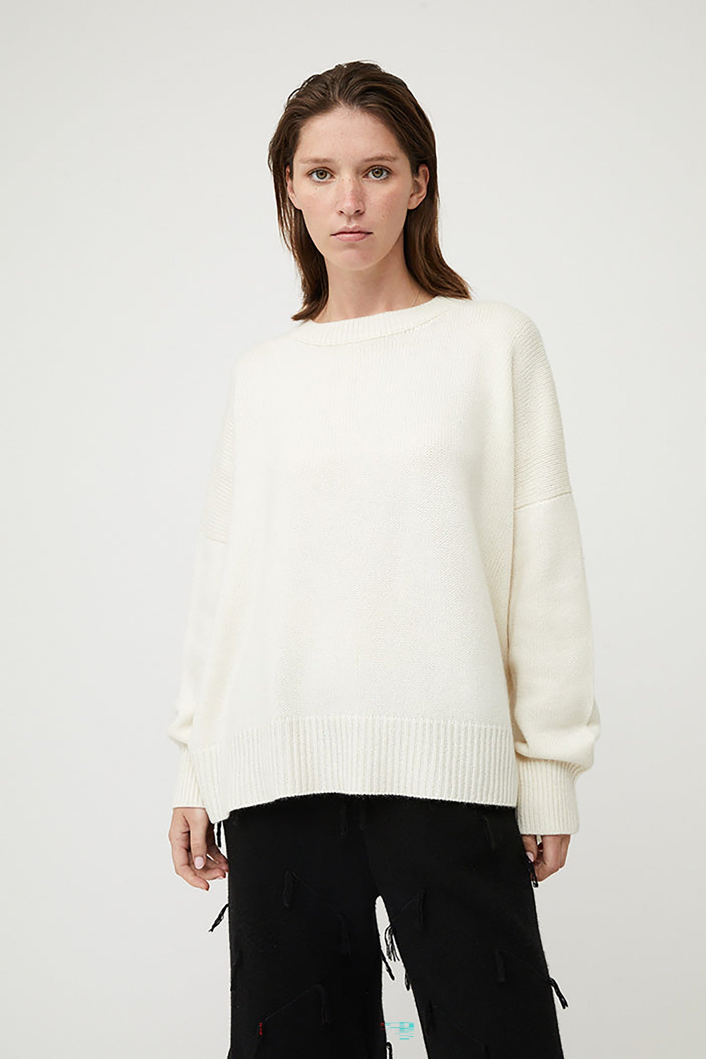 Aila Cashmere Sweater In Ivory