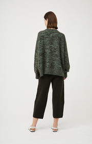 Aila Cashmere Sweater in Forest & Sage