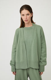 Aire Cashmere Cardigan in Sage