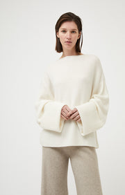 Akoye Cashmere Sweater in Ivory