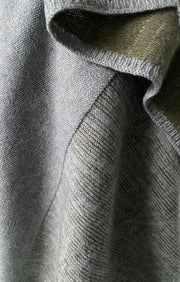 Andro Cashmere Throw in Soft Grey & Moss