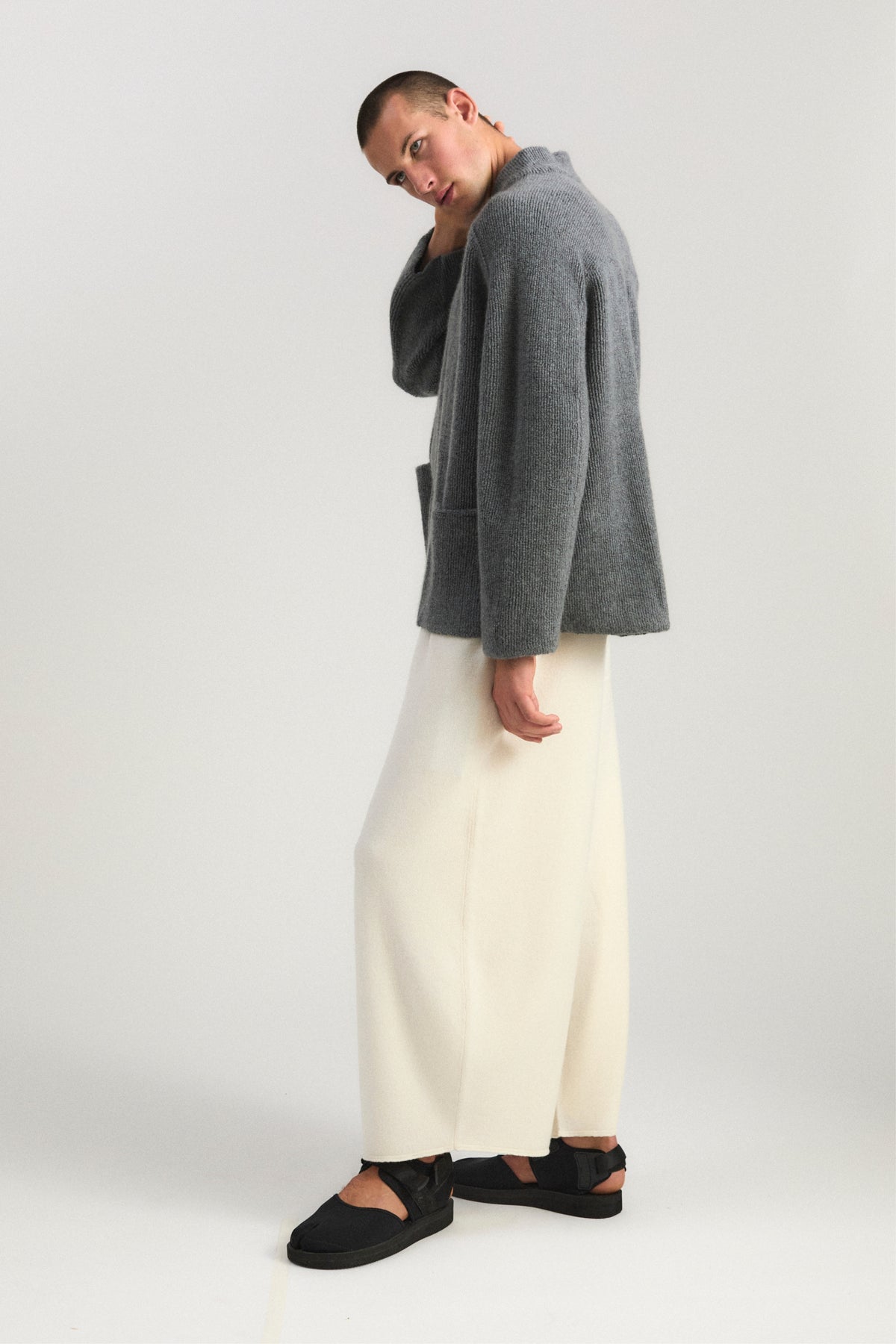 Maxi Trousers in Ivory