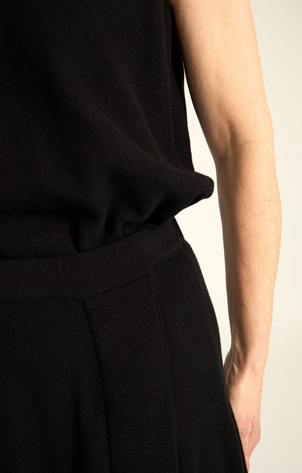 Catang Cotton Skirt in Black
