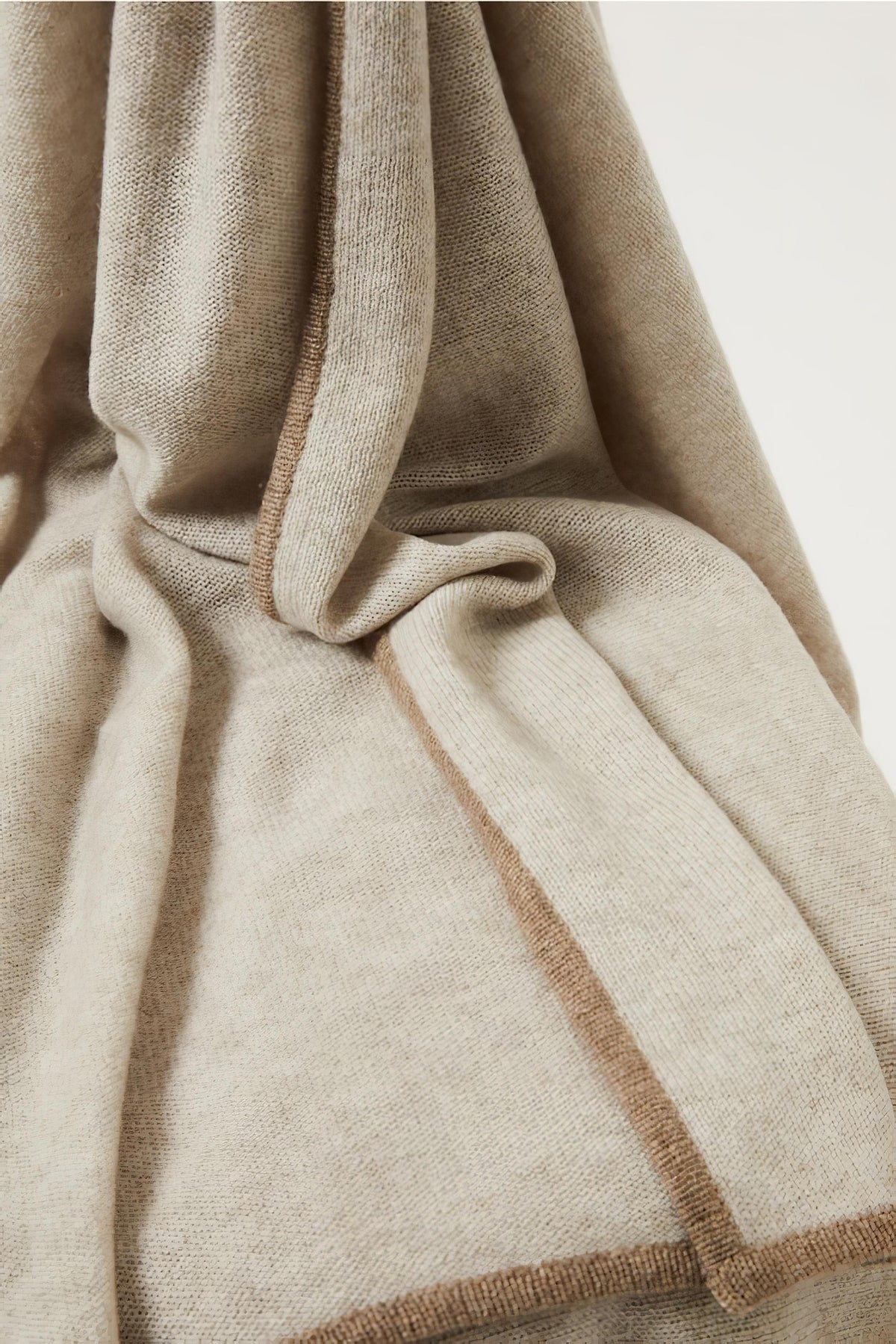Daya Throw in Feather & Taupe