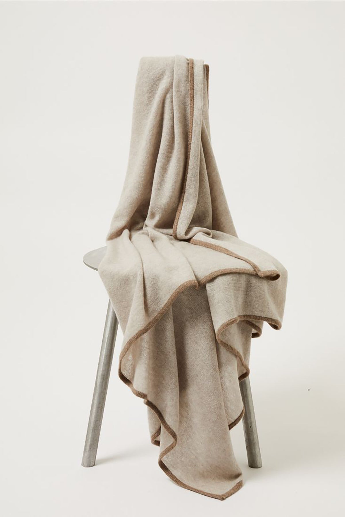 Daya Throw in Feather & Taupe