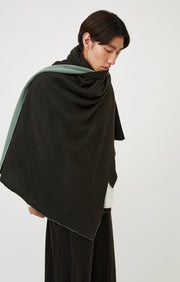Dia Cashmere Shawl in Forest & Sage