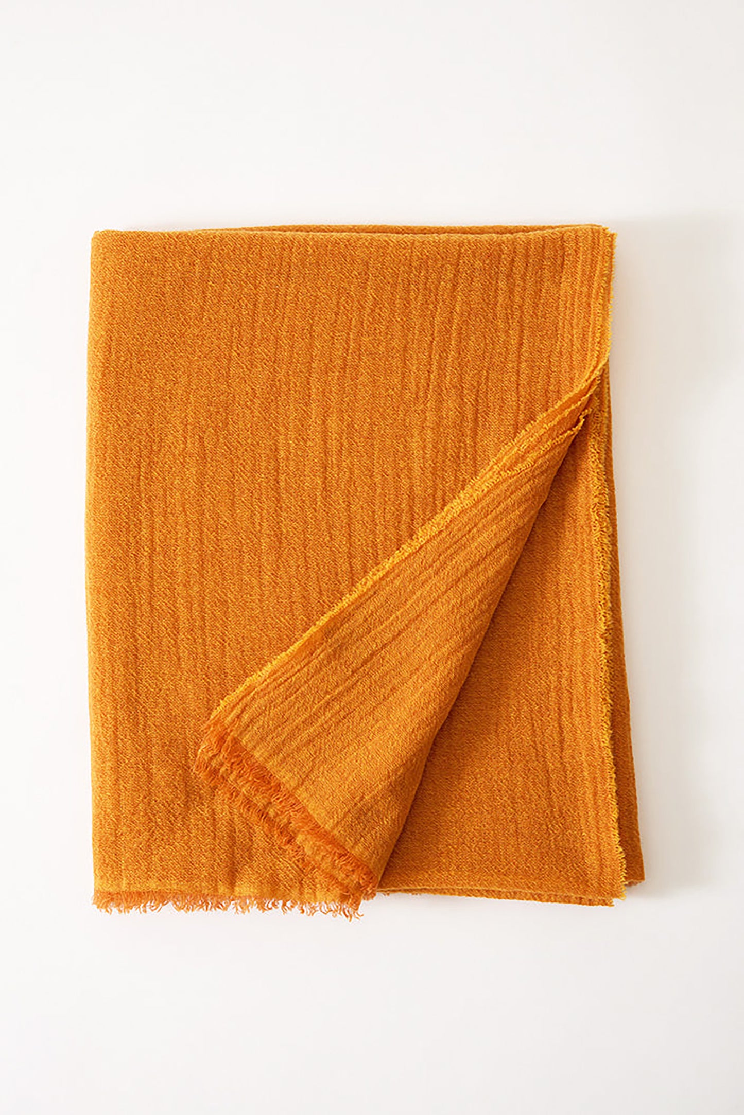 Esra Cashmere Throw In Gold