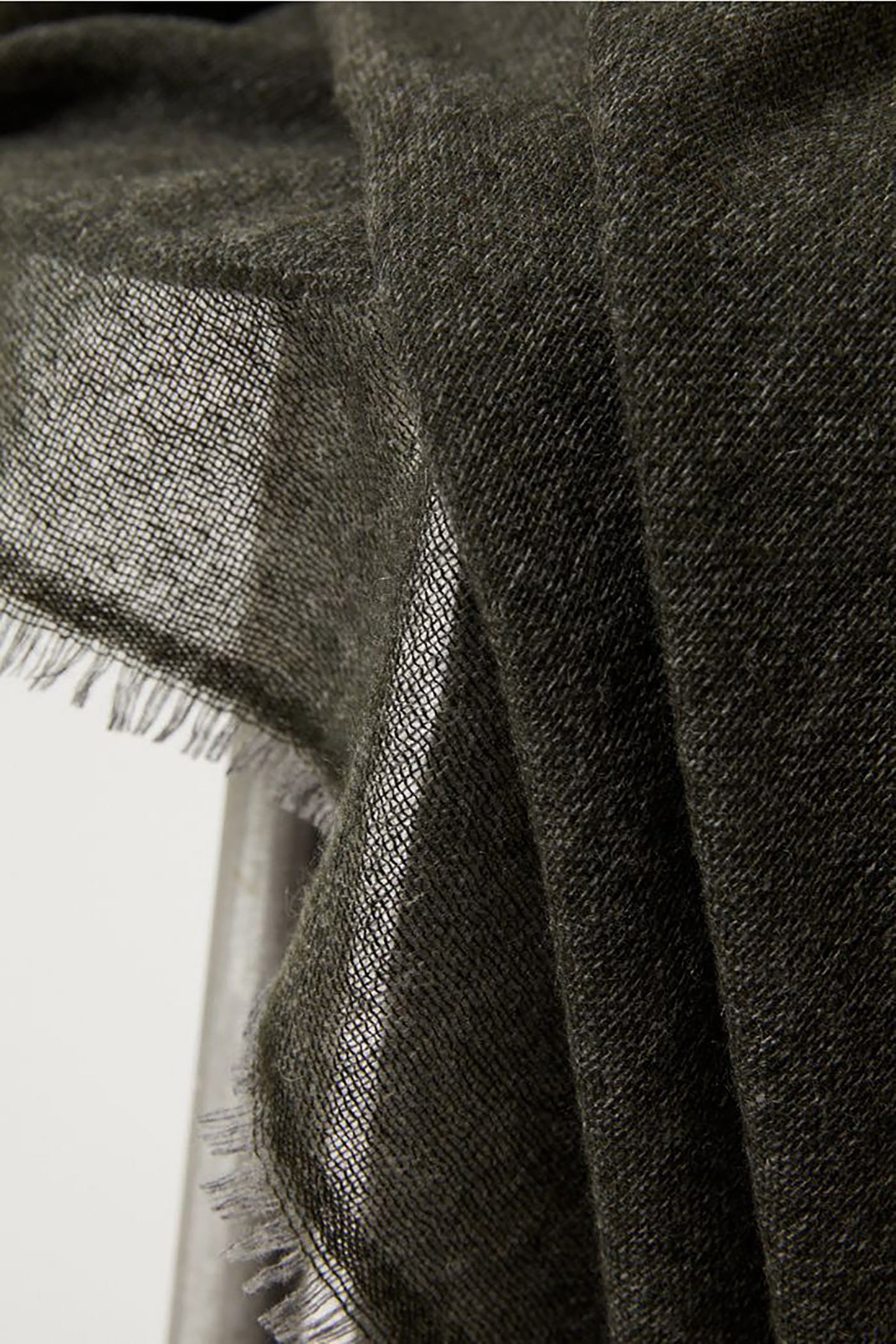 Esra Cashmere Throw In Olive