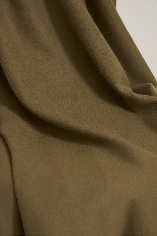 Etra Throw in Moss & Taupe