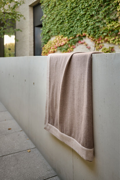 Etra Throw in Taupe & Beige