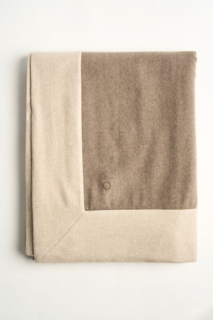 Etra Throw in Taupe & Beige