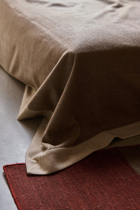 Etra Throw in Taupe & Beige