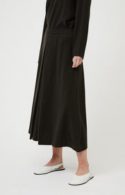 Eyasi Cashmere Skirt in Forest