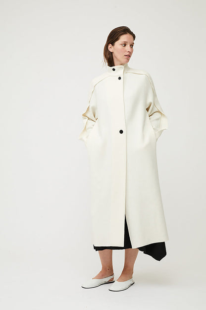 Huran Coat in Ivory