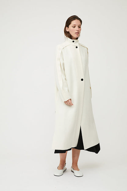 Huran Coat in Ivory