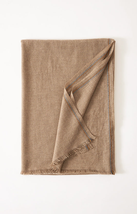 Komo Cashmere Throw in Taupe