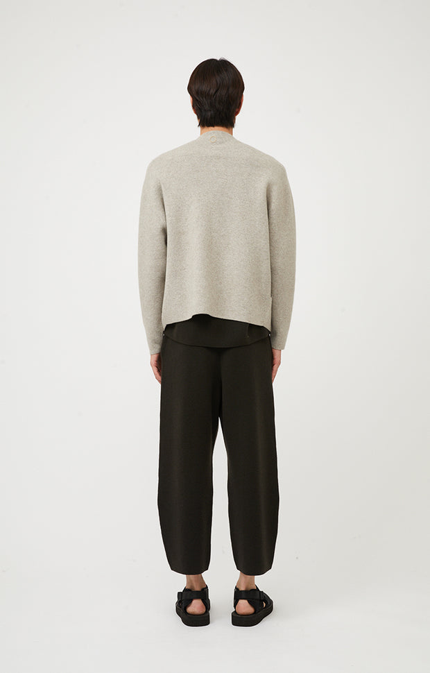 Loro Cashmere Reversible Jacket in Feather & Forest
