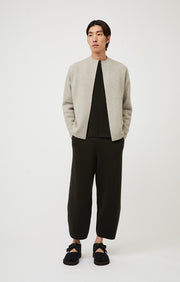 Loro Cashmere Reversible Jacket in Feather & Forest