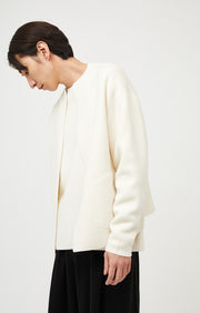 Loro Cashmere Reversible Jacket in Ivory