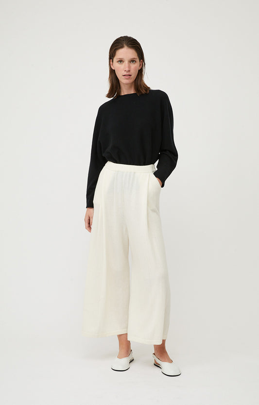 Mandara Cashmere Trousers in Ivory