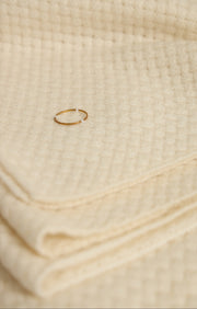 Maple Cashmere Bedspread in Ivory