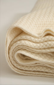 Maple Cashmere Bedspread in Ivory
