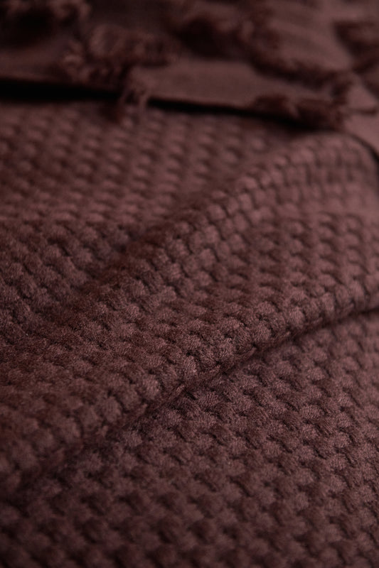 Maple Throw in Carob