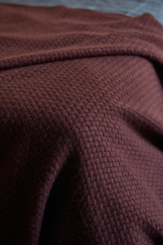 Maple Throw in Carob