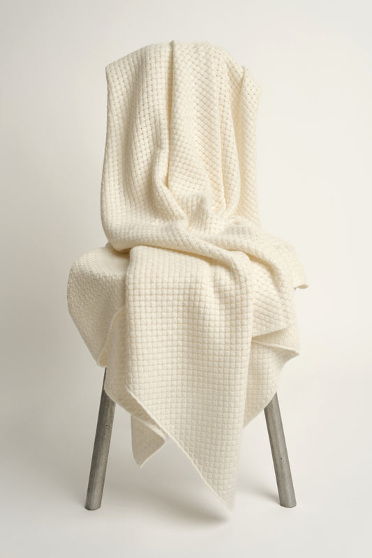 Maple Throw in Ivory