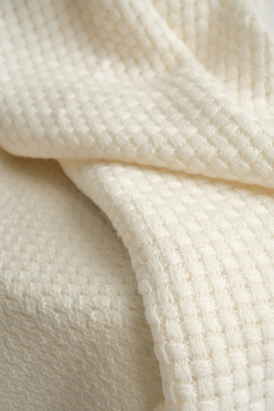 Maple Throw in Ivory