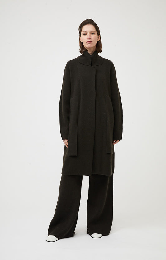 Modaha Cashmere Coat in Forest