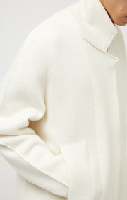 Modaha Cashmere Coat in Ivory
