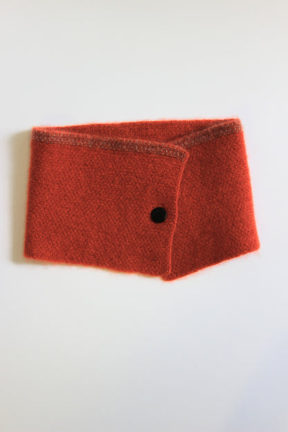 Neku Neck Snood in Fire & Taupe
