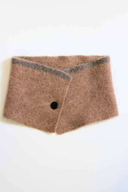 Neku Neck Snood in Nutmeg & Slate
