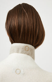 Neku Cashmere Neck Snood in Feather & Ivory
